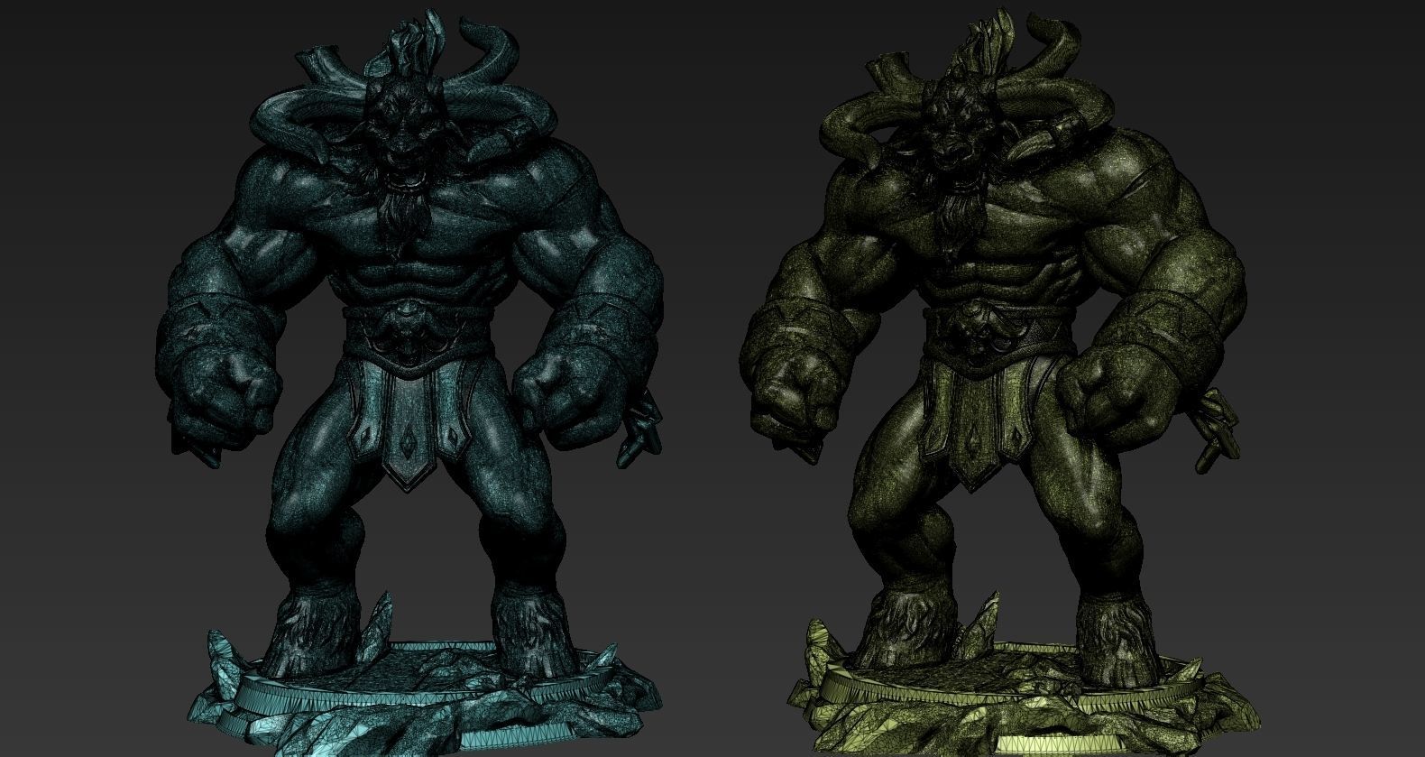 League Of Legends Alistar  3D print model_20