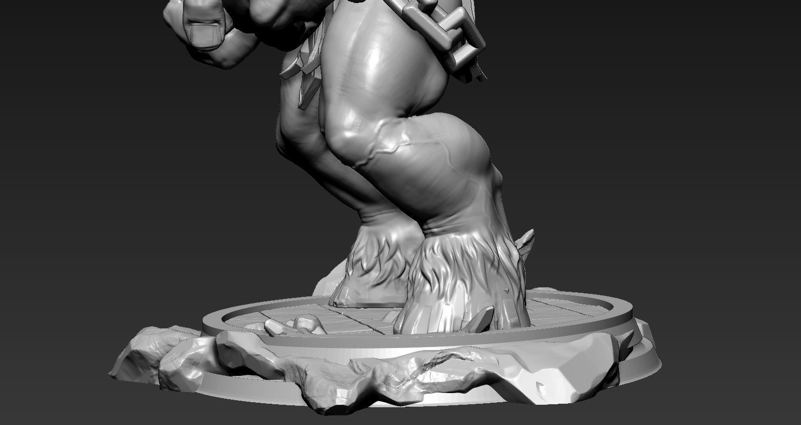 League Of Legends Alistar  3D print model_16