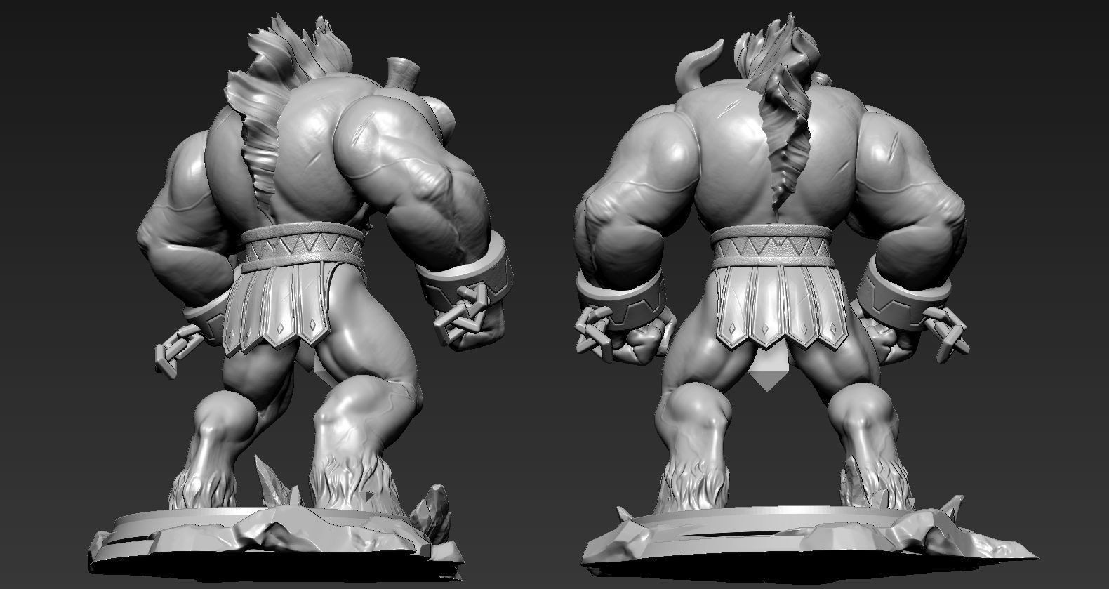 League Of Legends Alistar  3D print model_13