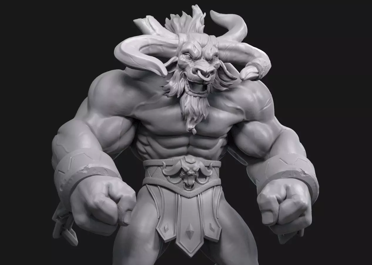 League Of Legends Alistar  3D print model_0