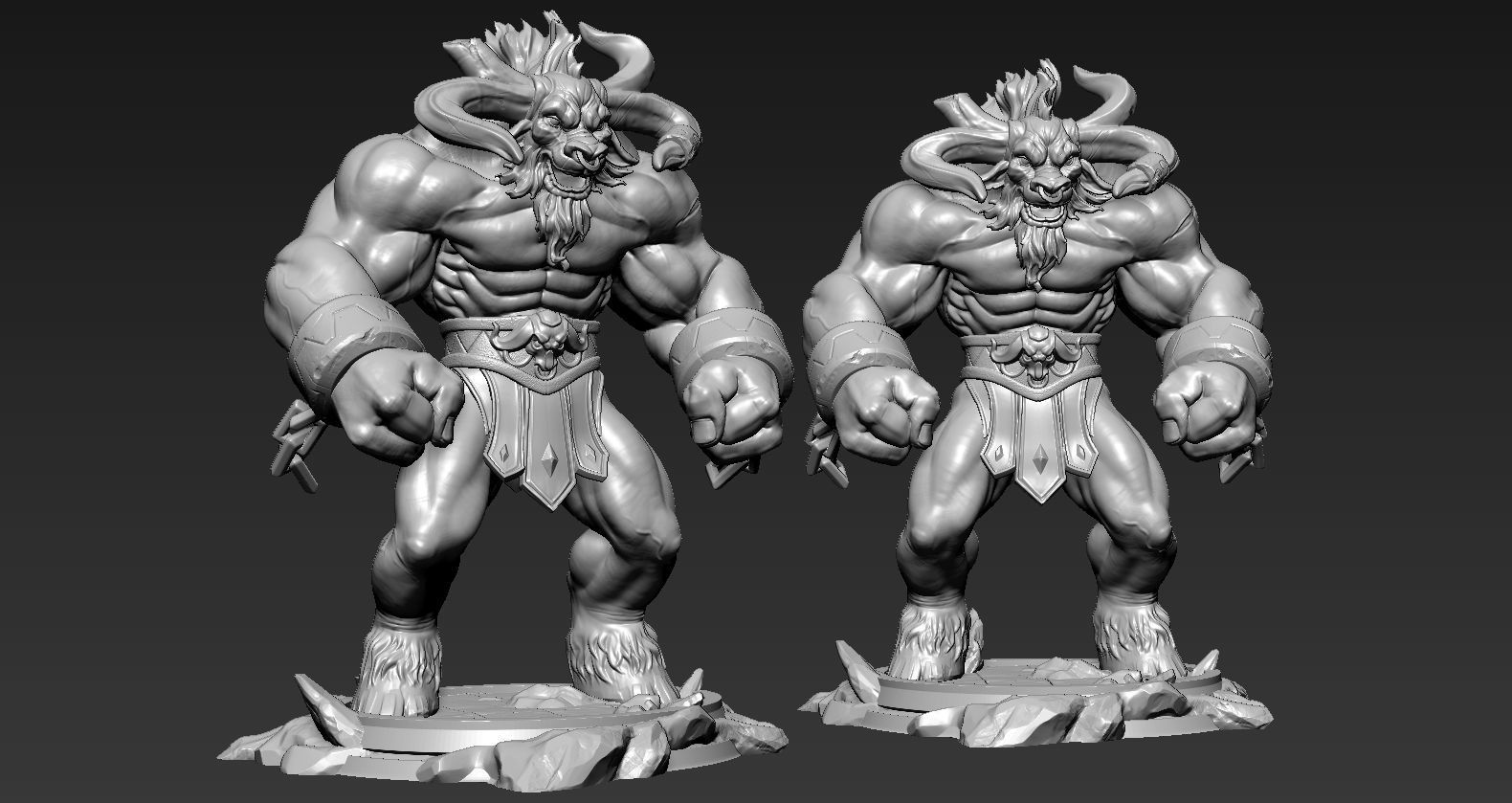 League Of Legends Alistar  3D print model_10