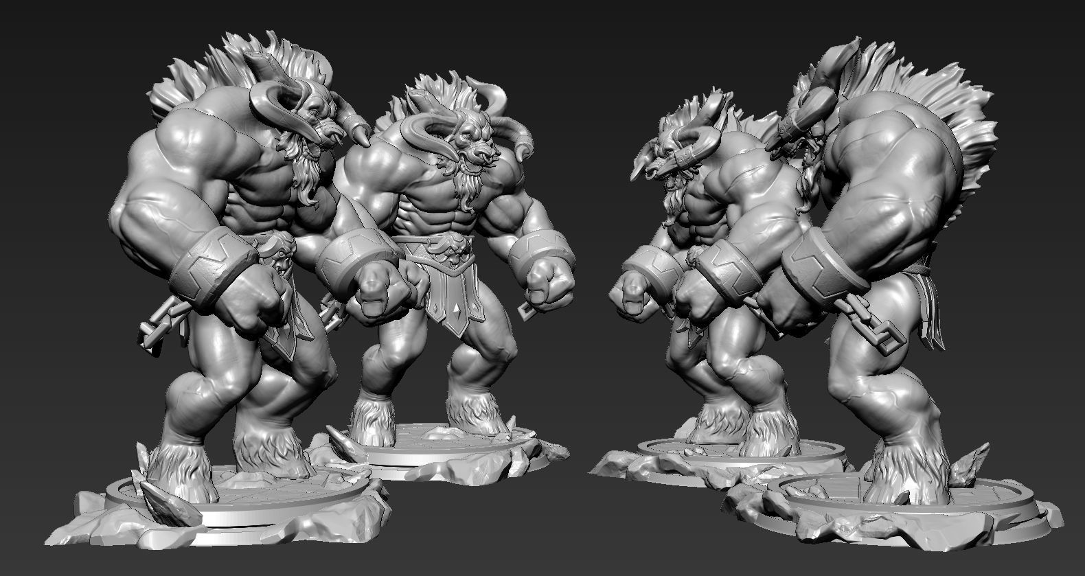 League Of Legends Alistar  3D print model_6