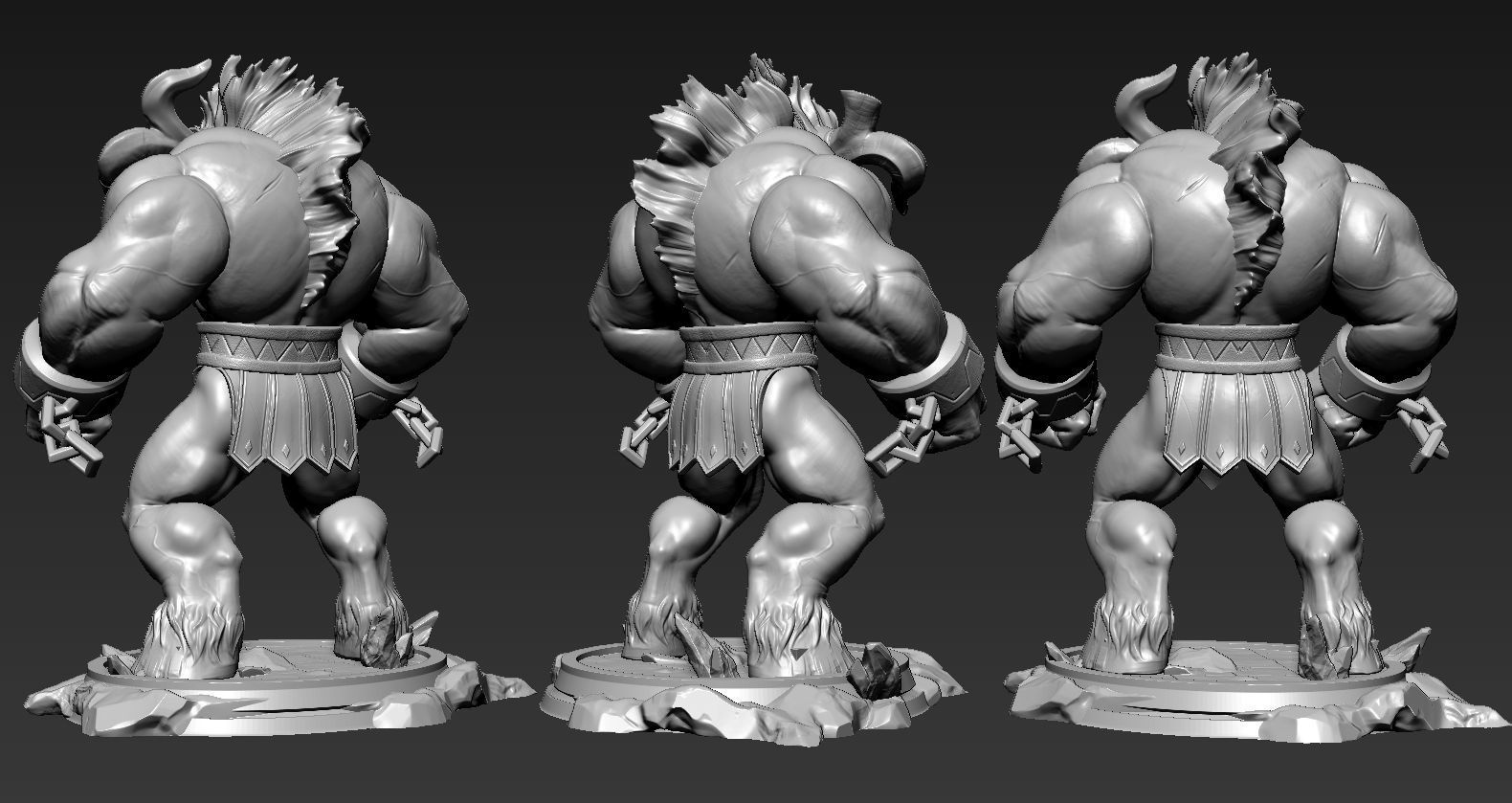 League Of Legends Alistar  3D print model_7