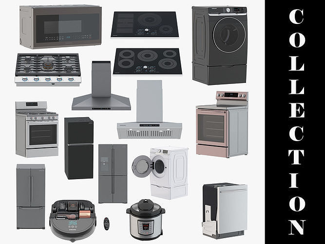 Home Appliances 16 Models 3D model