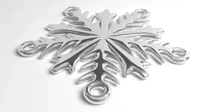 Snowflake 6 silver