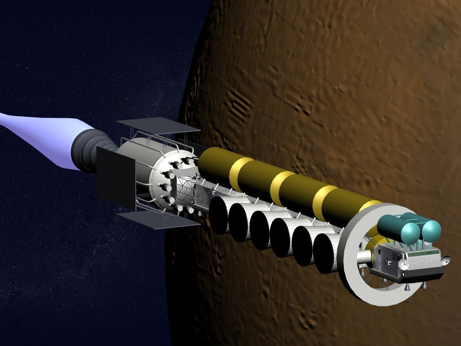 Mars-ship 3D model_1