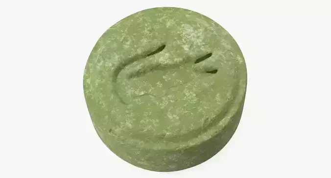 Ecstasy Tablet Crocodile 3D model