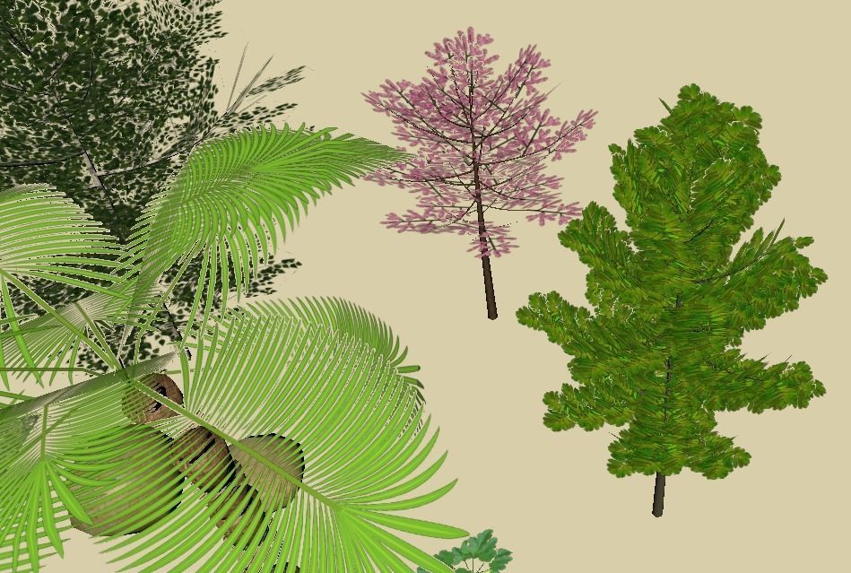 Plants and Vegetations rar stl obj 3ds fbx dae abc blend Low-poly 3D model_2