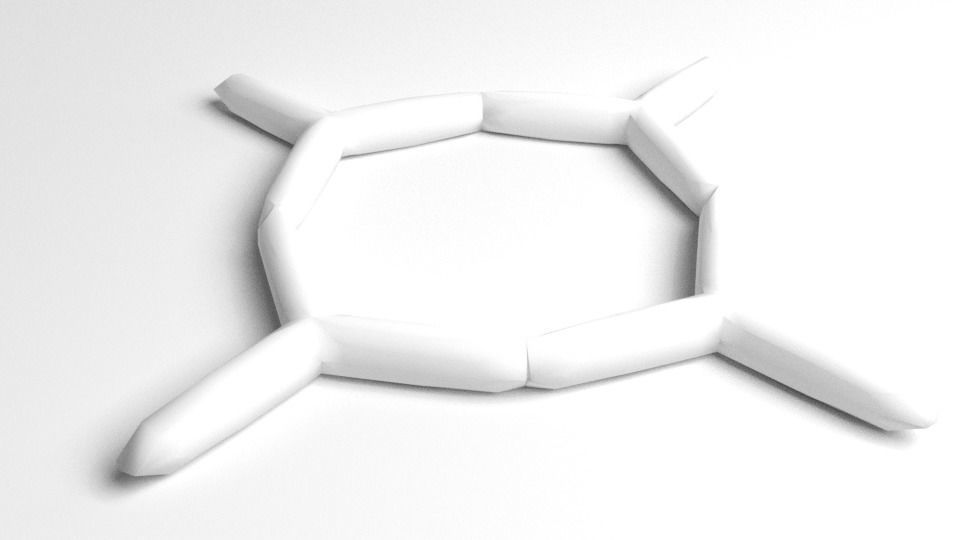 Snowflake 24 3D model_4