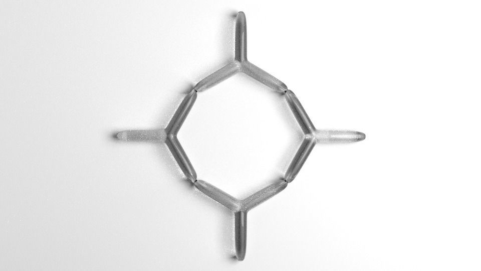 Snowflake 24 3D model_2