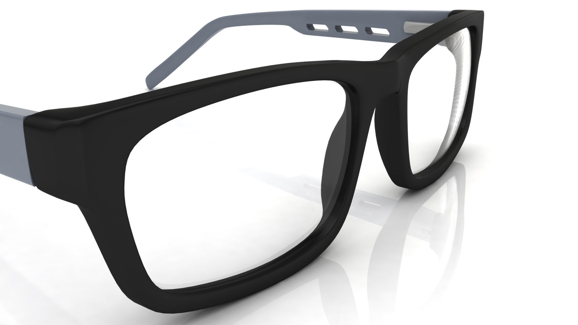 Eyeglasses for Men and Women 3D print model_3
