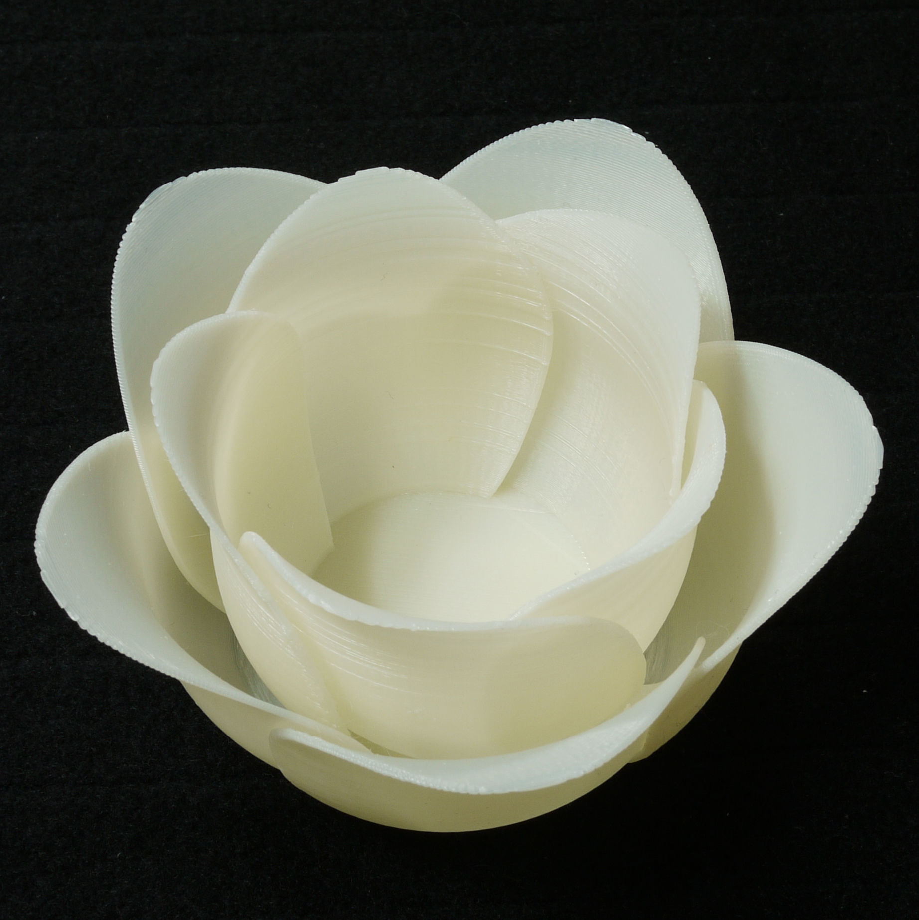 Flower Candle Holder Tealight Holder 3D print model_3