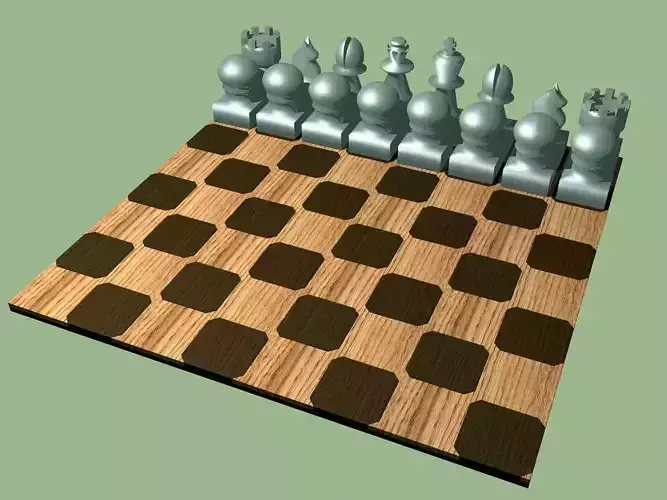 Printable Pocket Chess 3D print model