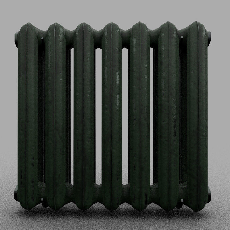 Radiator mc140 Low-poly 3D model_2