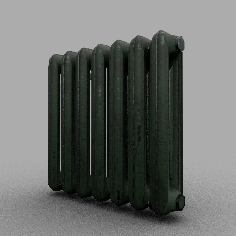 Radiator mc140 Low-poly 3D model_1