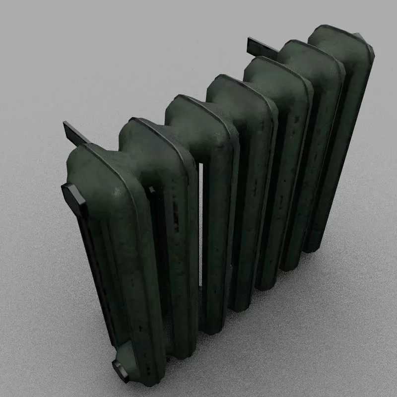Radiator mc140 Low-poly 3D model_0