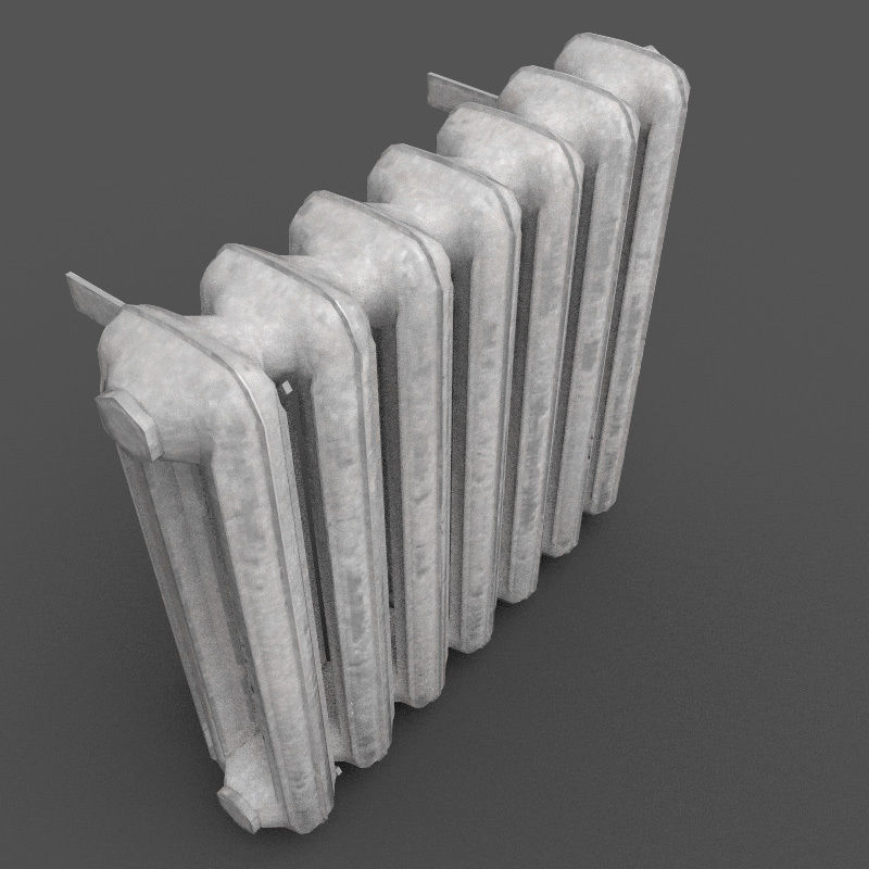 Radiator mc140 Low-poly 3D model_3