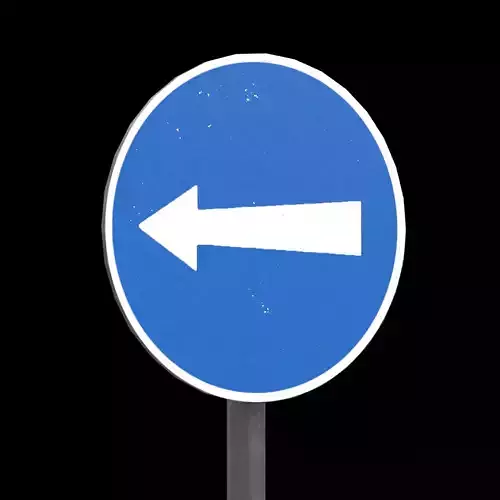 Compulsory turn left