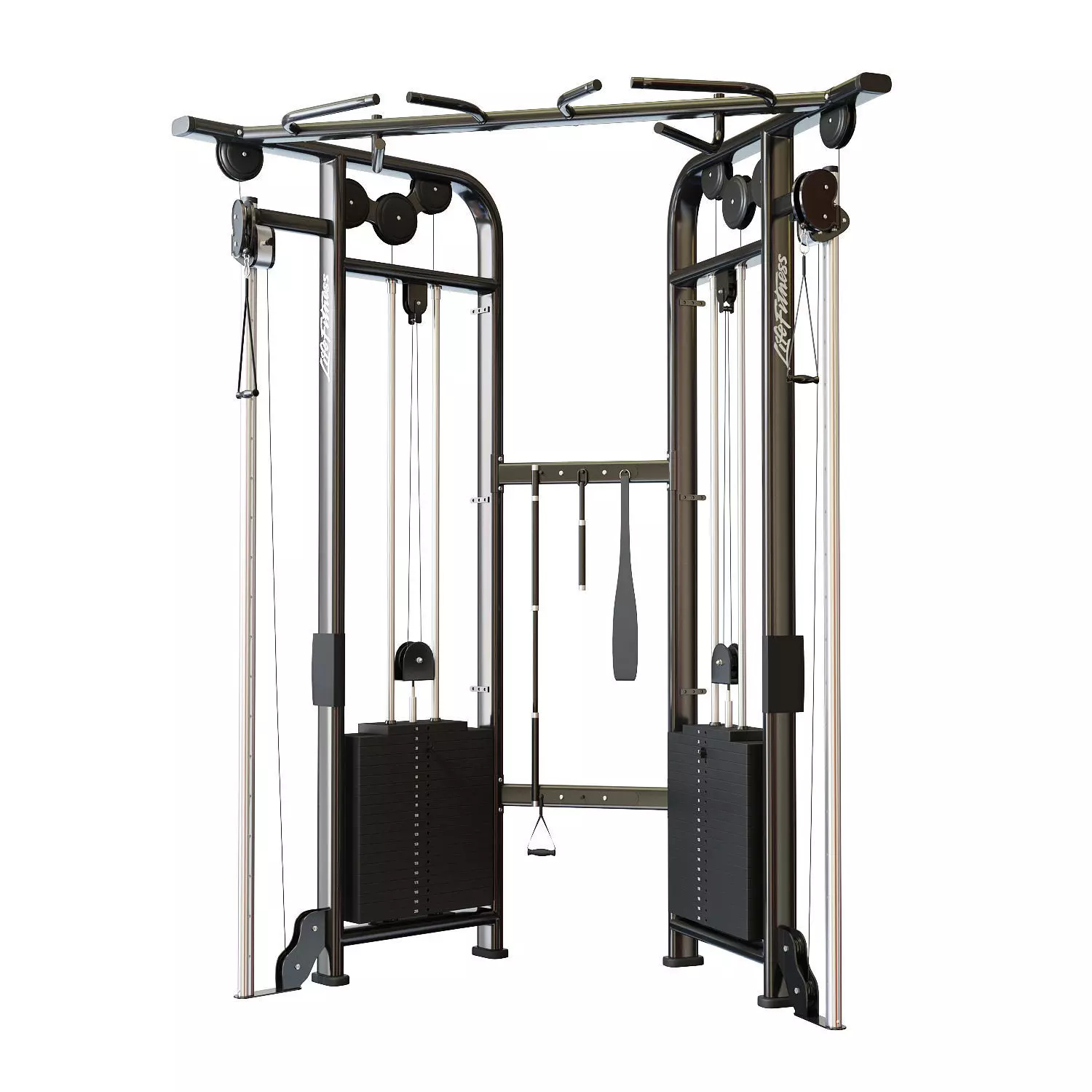 Lifefitness Signature Series Dual Adjustable Pulley 3D model_0