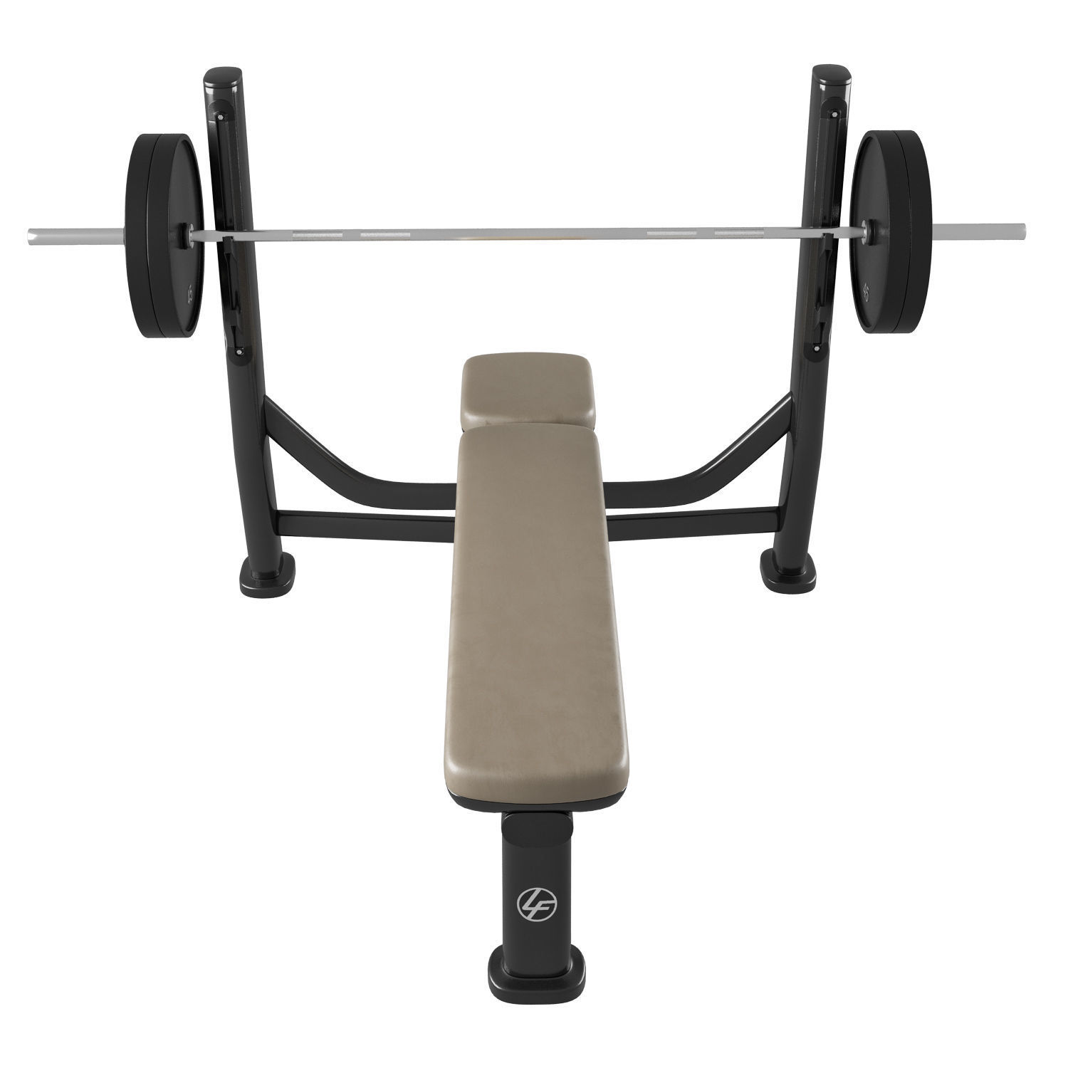 Signature Series Olympic Flat Bench 3D model_2