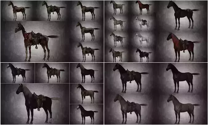 Collection 26 3Dmodel Horse