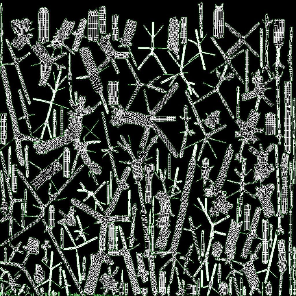 Brain Human with Anatomical Organs Low-poly 3D model_31