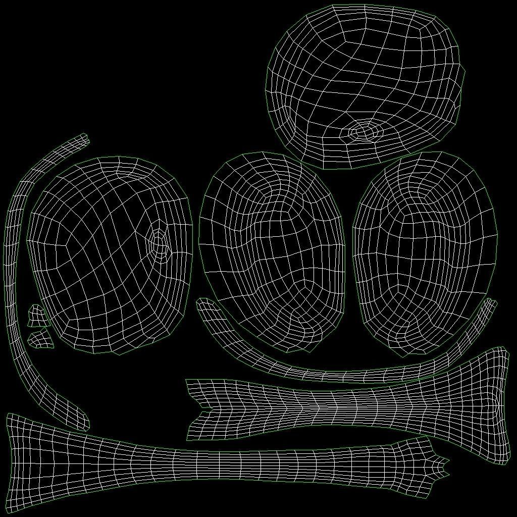 Brain Human with Anatomical Organs Low-poly 3D model_33