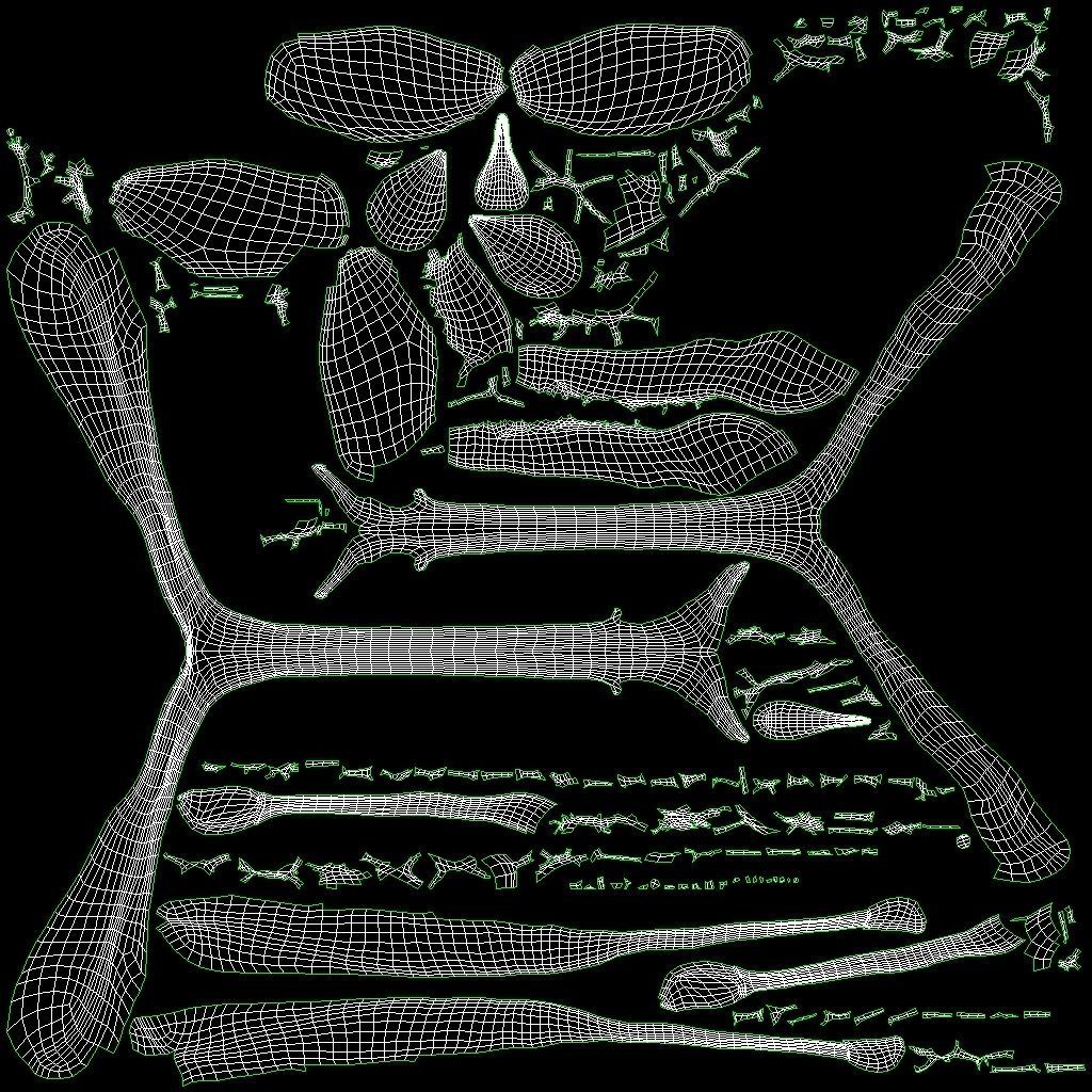 Brain Human with Anatomical Organs Low-poly 3D model_34