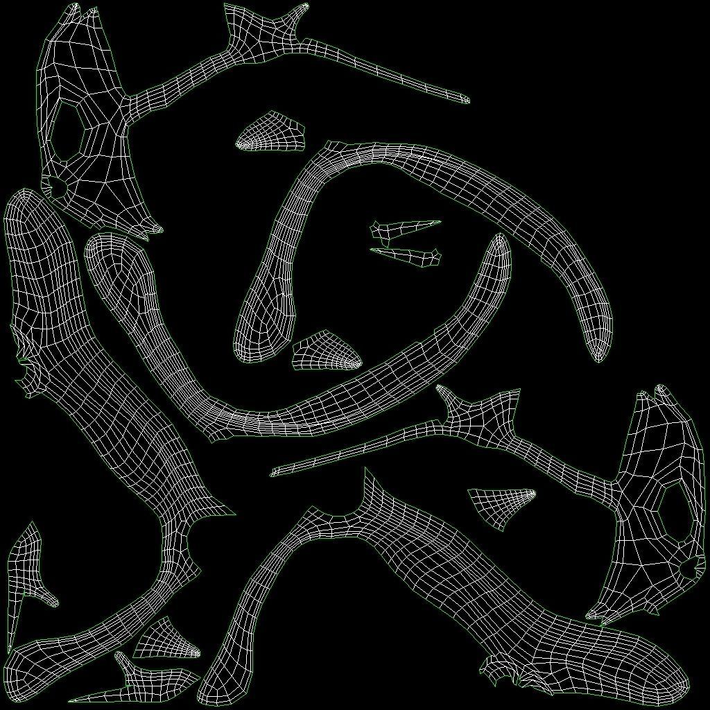 Brain Human with Anatomical Organs Low-poly 3D model_35