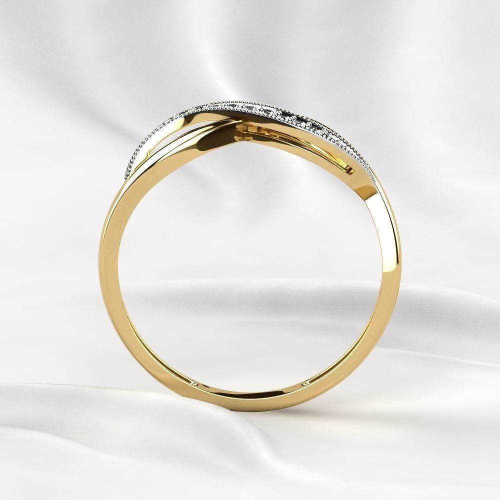 Infinity Gold Ring 3D print model_15