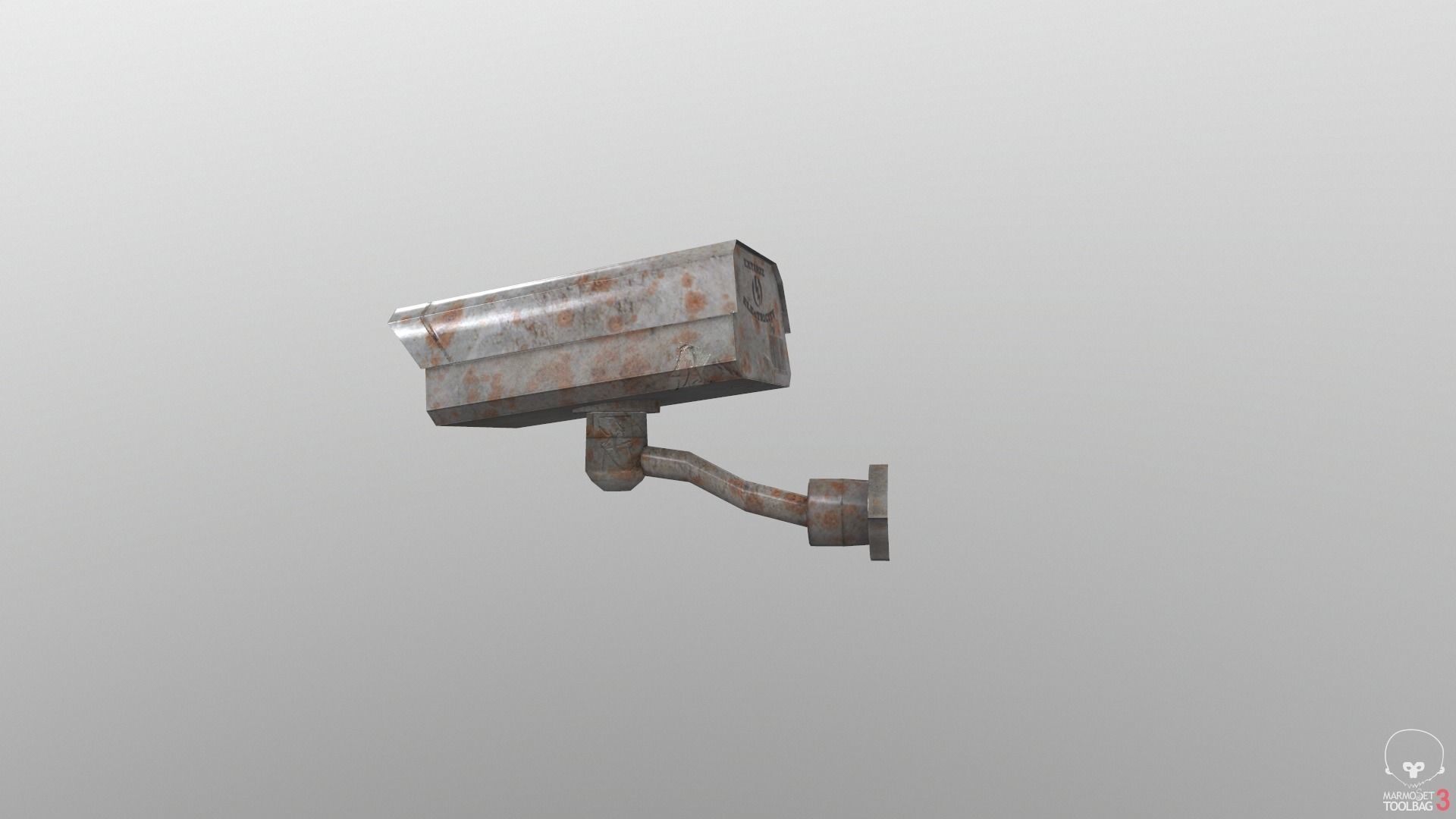 Game ready Security Camera 3D model Low-Poly Low-poly 3D model_4