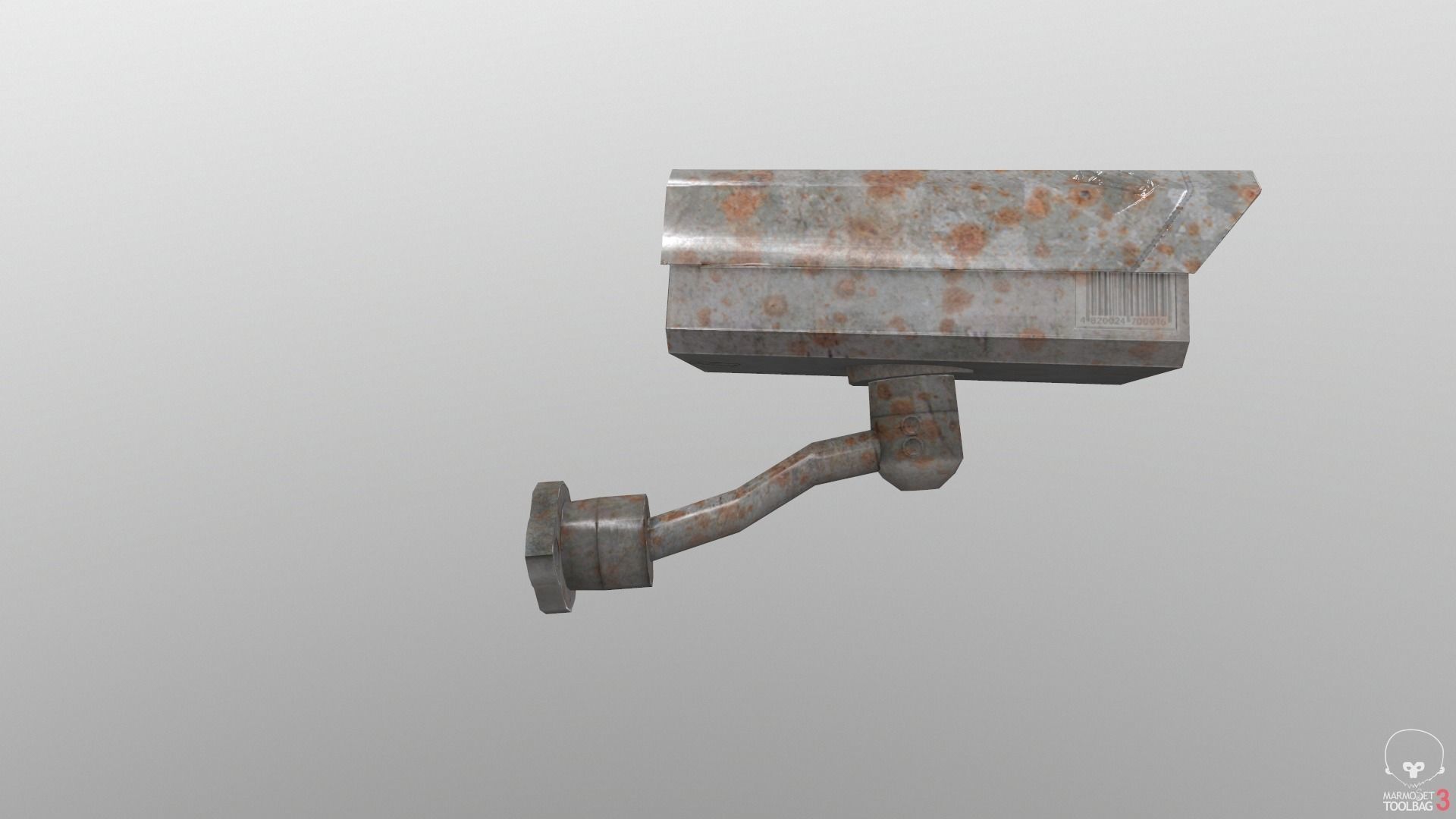 Game ready Security Camera 3D model Low-Poly Low-poly 3D model_8
