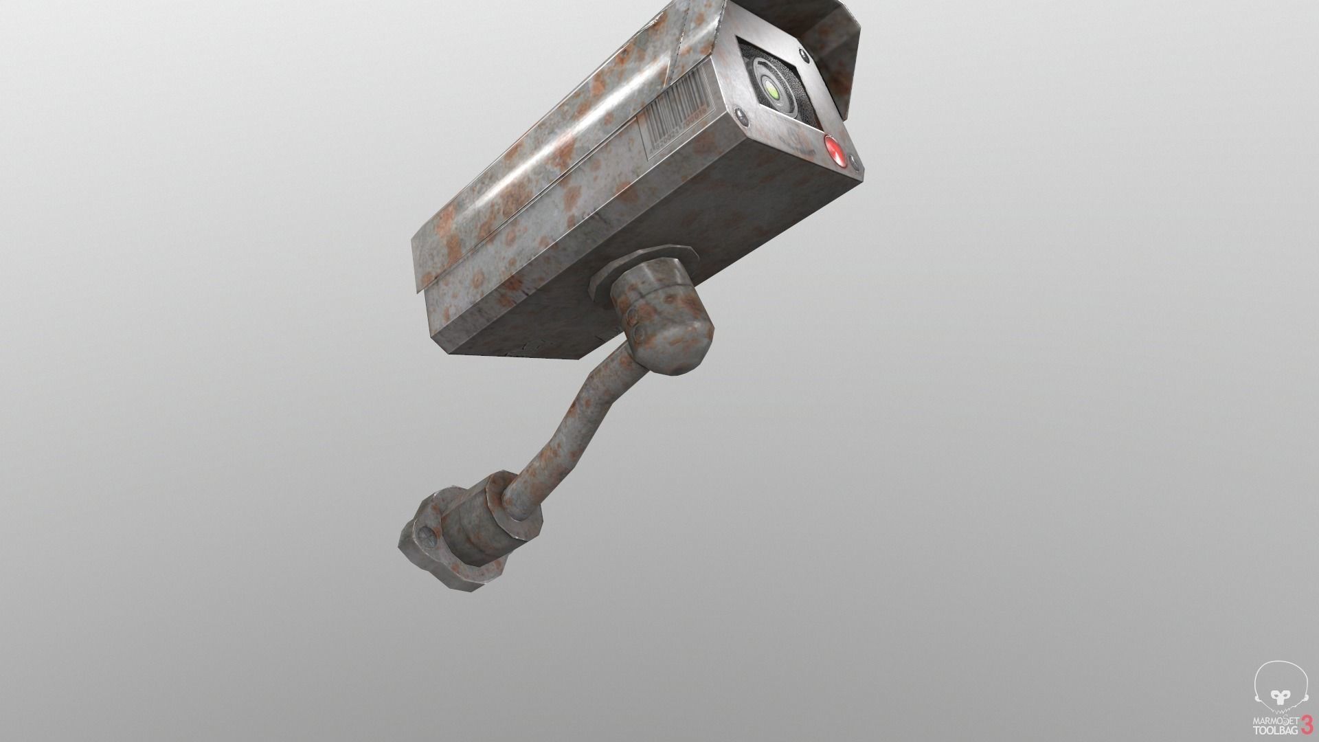 Game ready Security Camera 3D model Low-Poly Low-poly 3D model_7