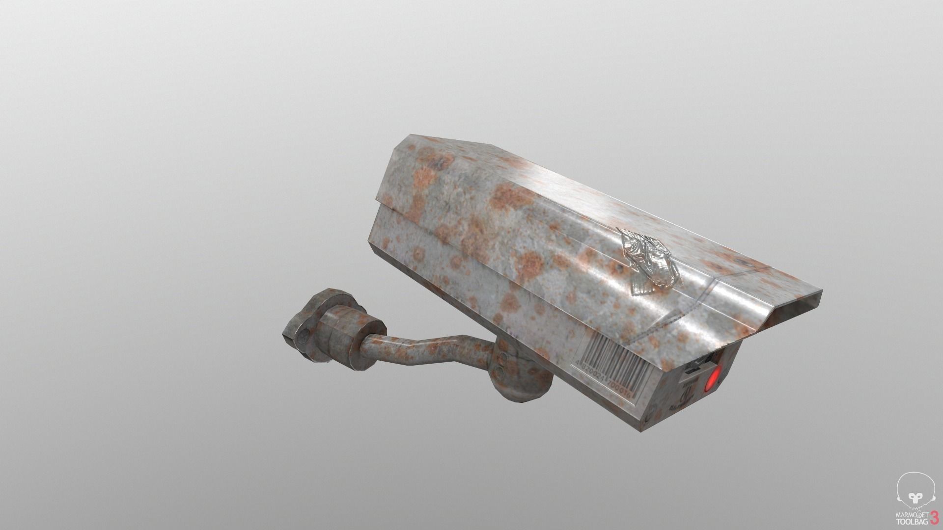 Game ready Security Camera 3D model Low-Poly Low-poly 3D model_6