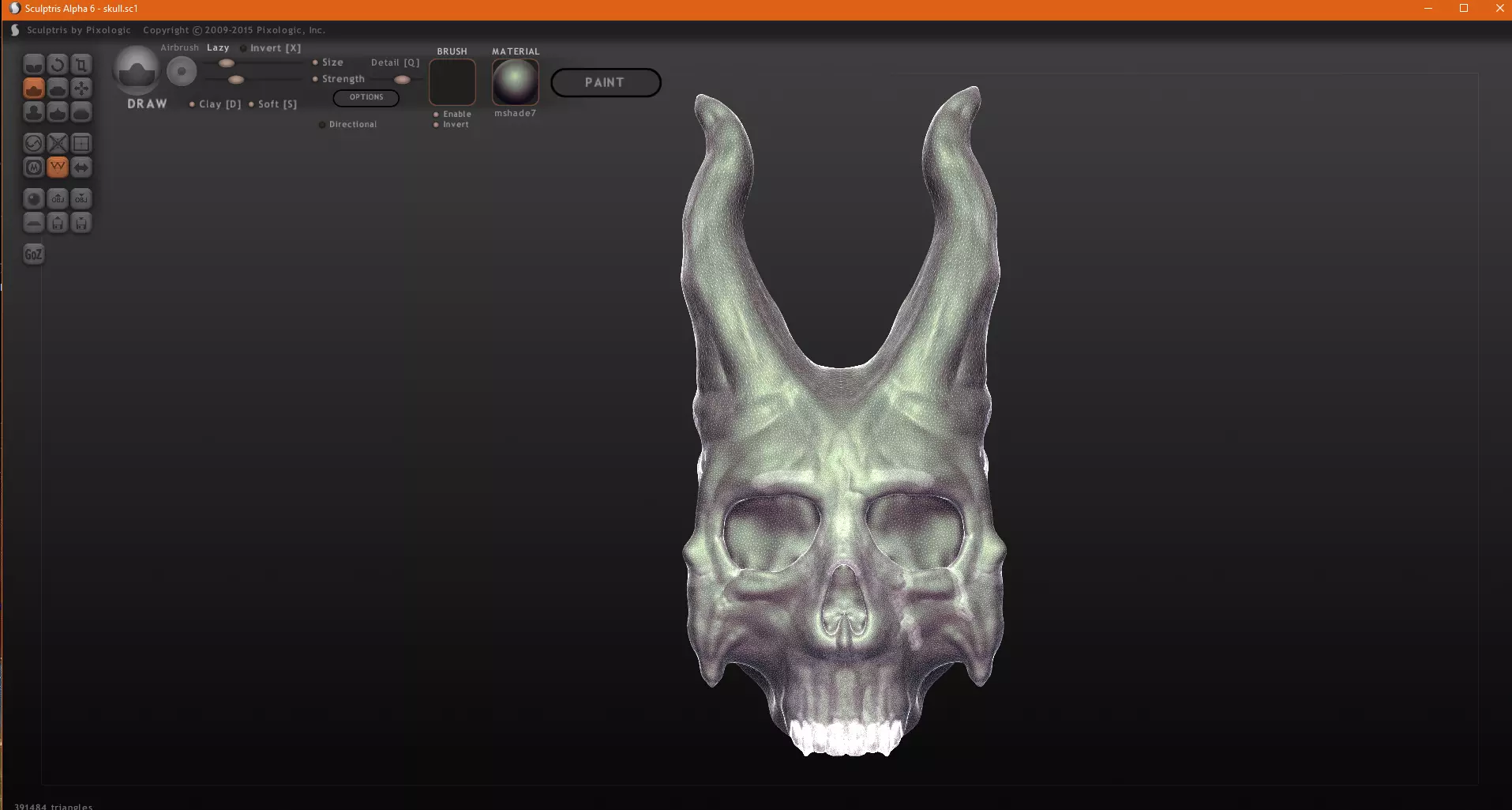 Demonic Skull 3D print model