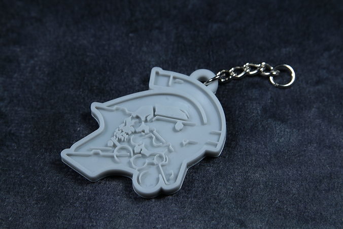 Kojima Productions Keychain 3D print model