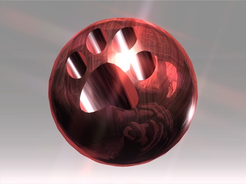 Decoration Hollow Balls Collection Low-poly 3D model_20