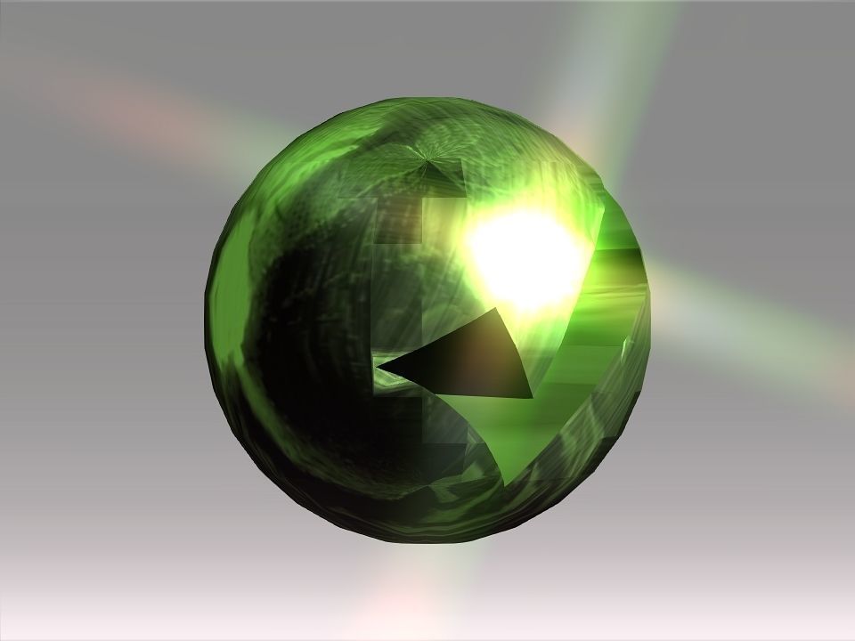 Decoration Hollow Balls Collection Low-poly 3D model_14