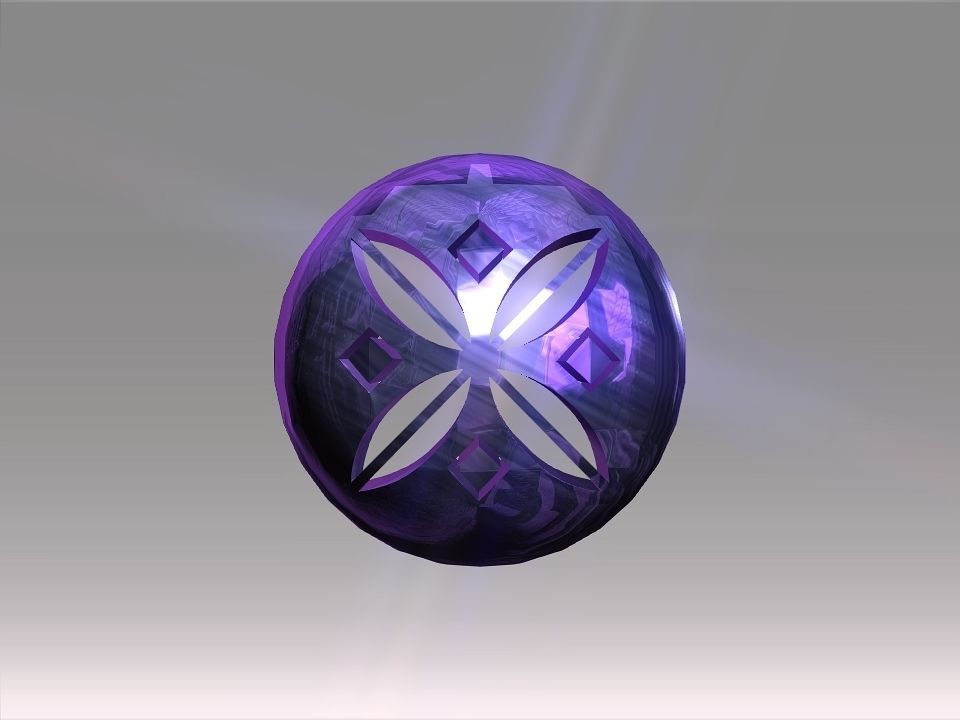 Decoration Hollow Balls Collection Low-poly 3D model_30