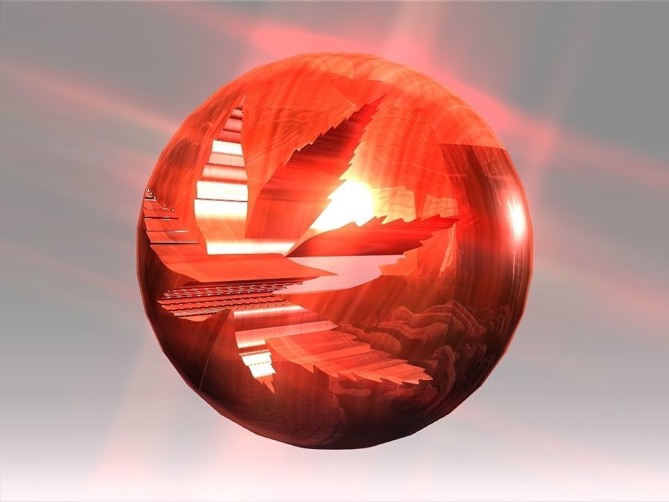 Decoration Hollow Balls Collection Low-poly 3D model_22