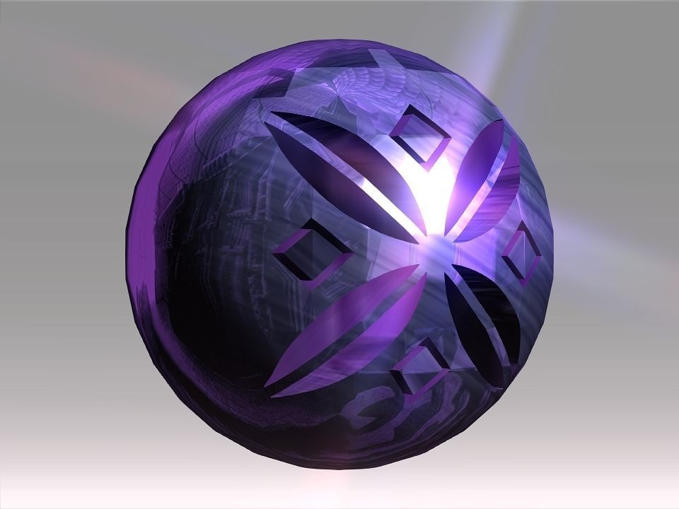 Decoration Hollow Balls Collection Low-poly 3D model_29