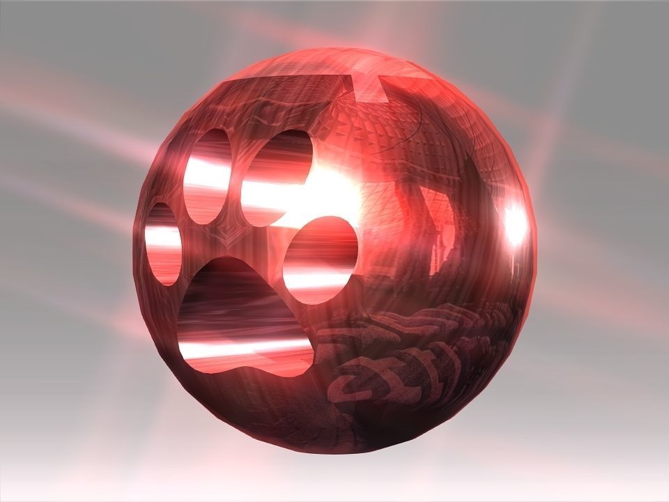 Decoration Hollow Balls Collection Low-poly 3D model_18