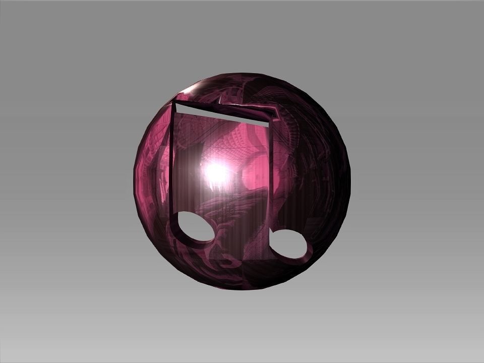 Decoration Hollow Balls Collection Low-poly 3D model_10