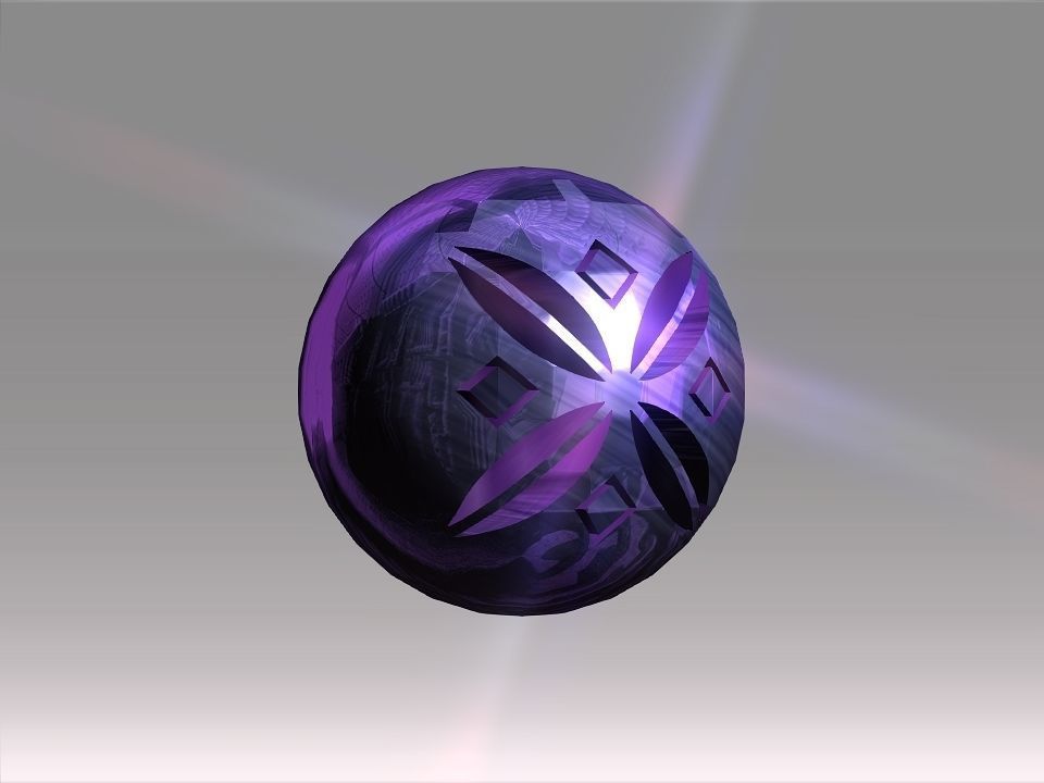 Decoration Hollow Balls Collection Low-poly 3D model_35