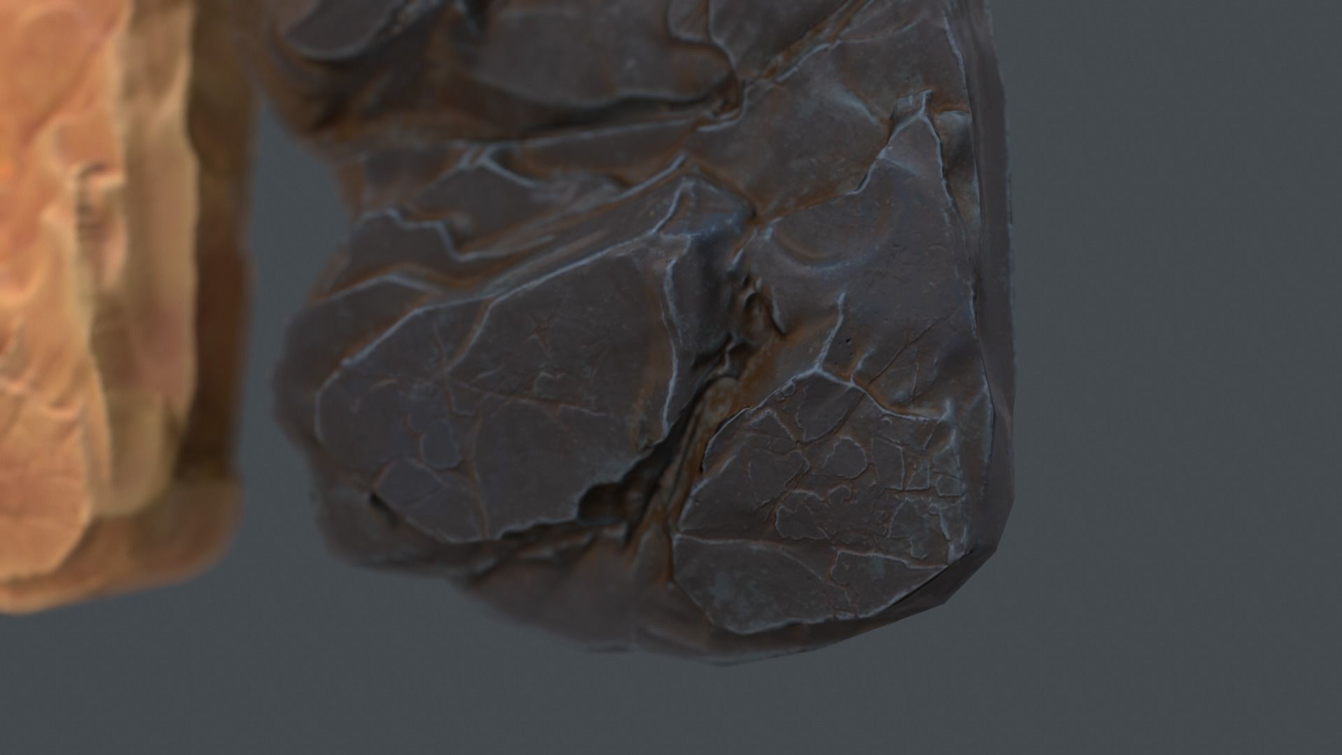 Rocks for far view Low-poly 3D model_16