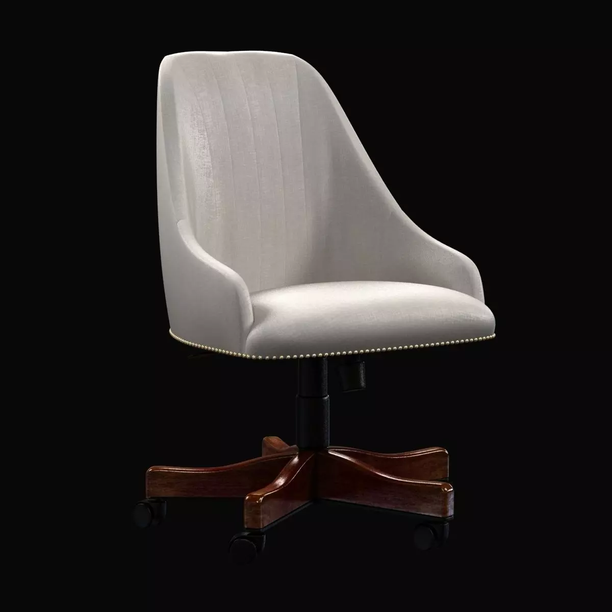 MAXIMUS OFFICE CHAIR beige by zuo modern furniture 3D model