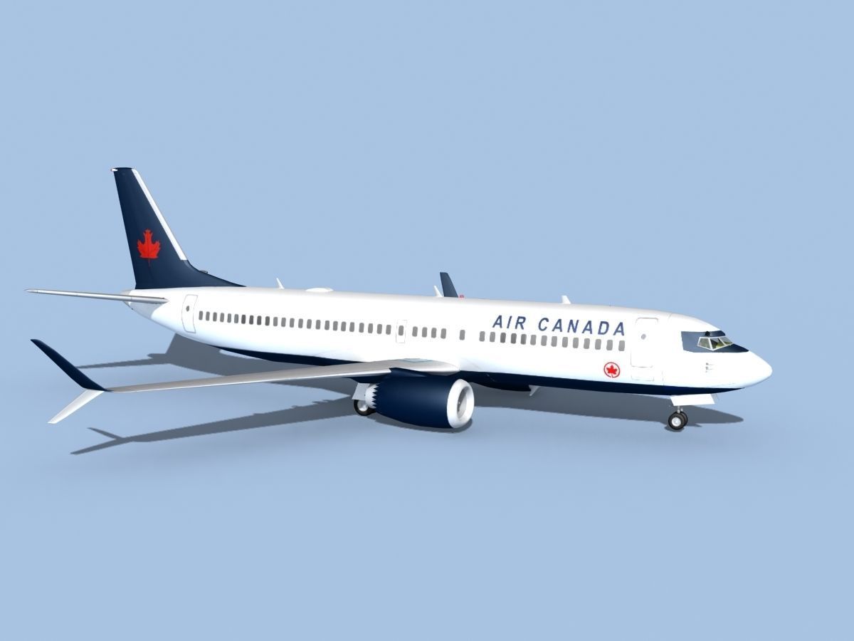 Boeing 737-800 Max Air Canada 3D model_3