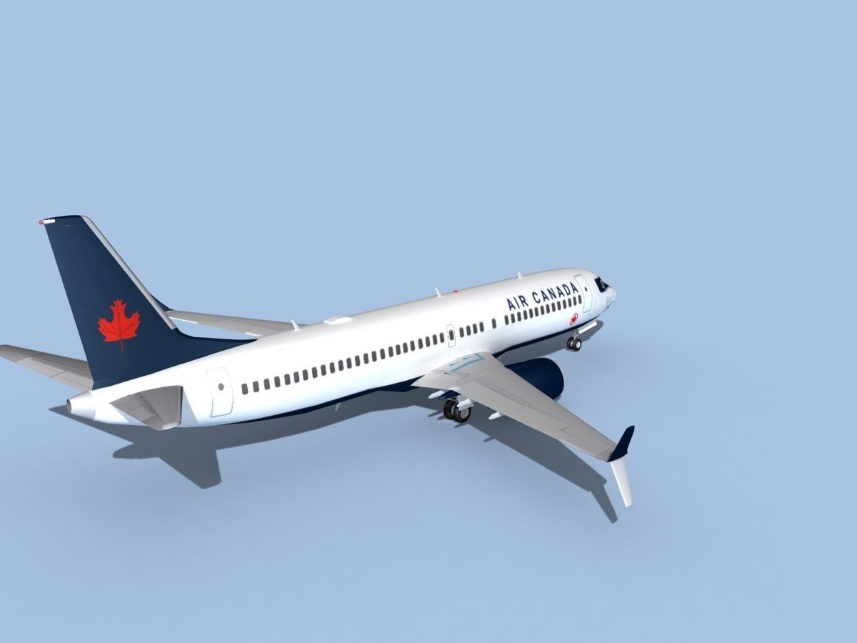 Boeing 737-800 Max Air Canada 3D model_5