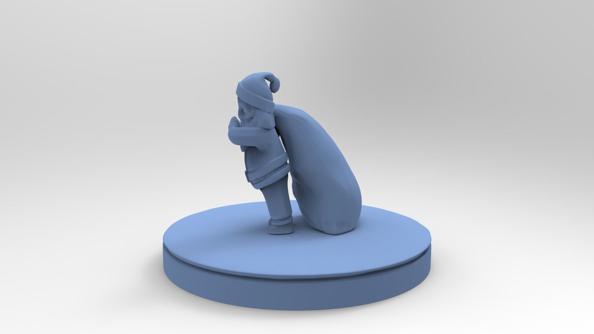 Santa Claus brings gifts 3D print model_4
