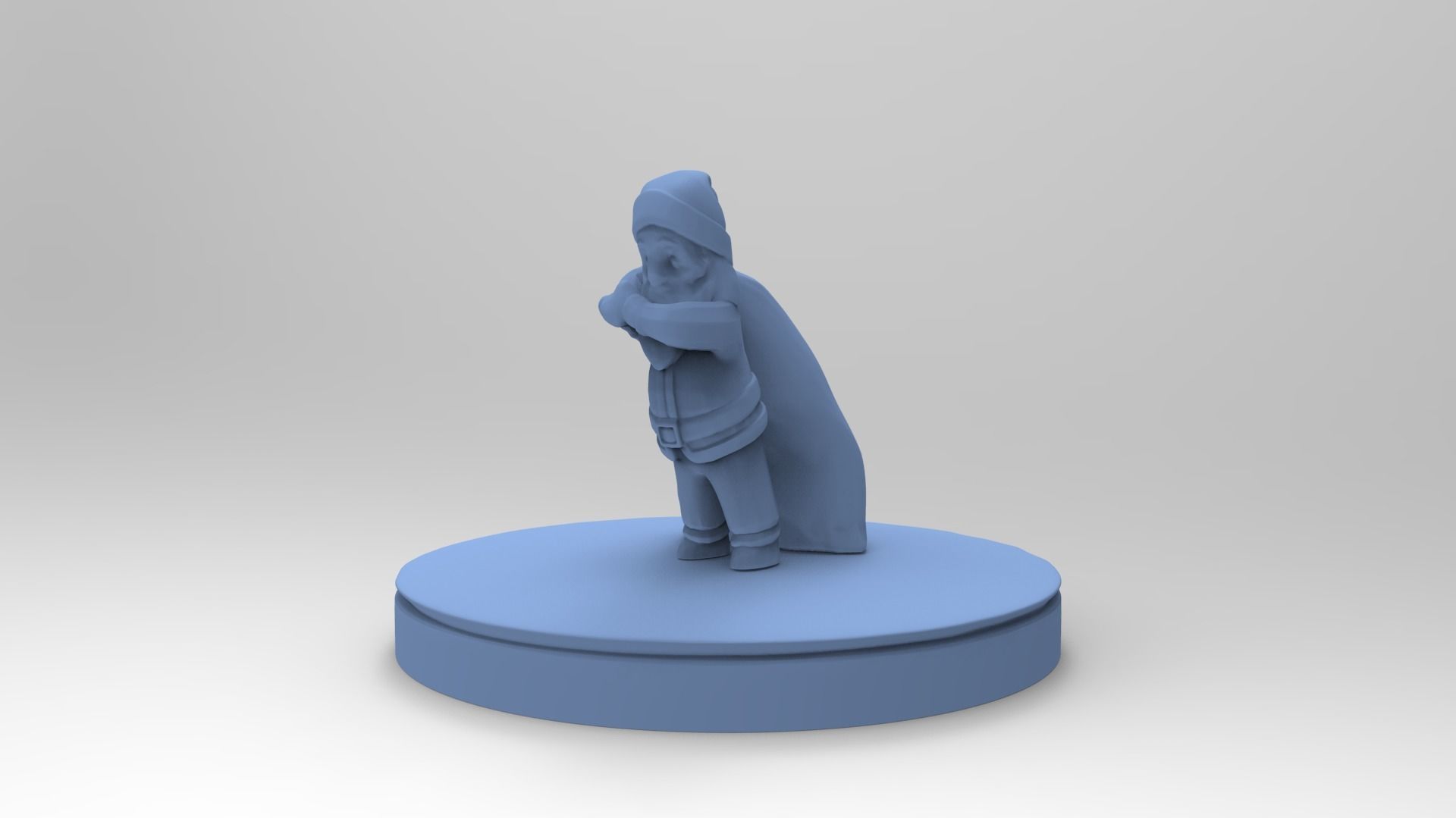 Santa Claus brings gifts 3D print model_1
